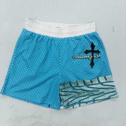 Blue Skid Mark Shorts