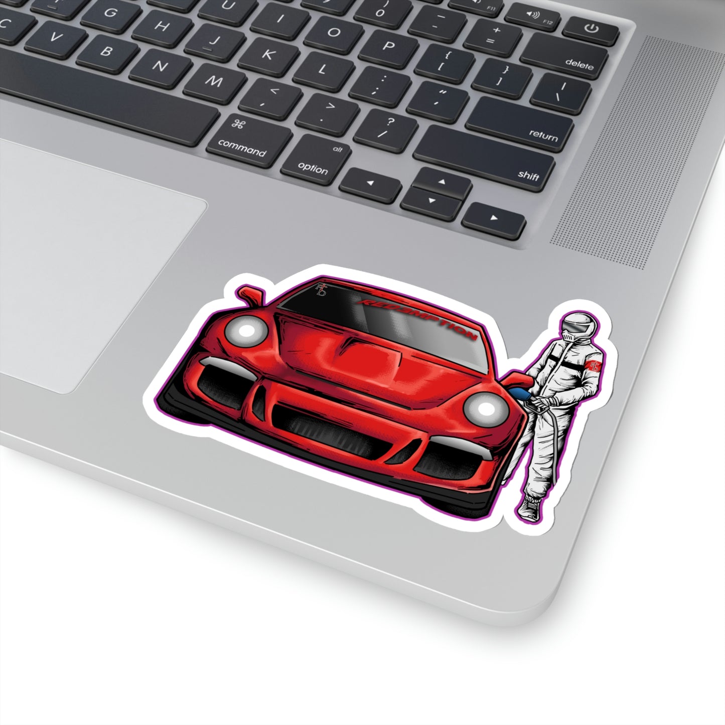 Red3mption Race Car Driver Sticker