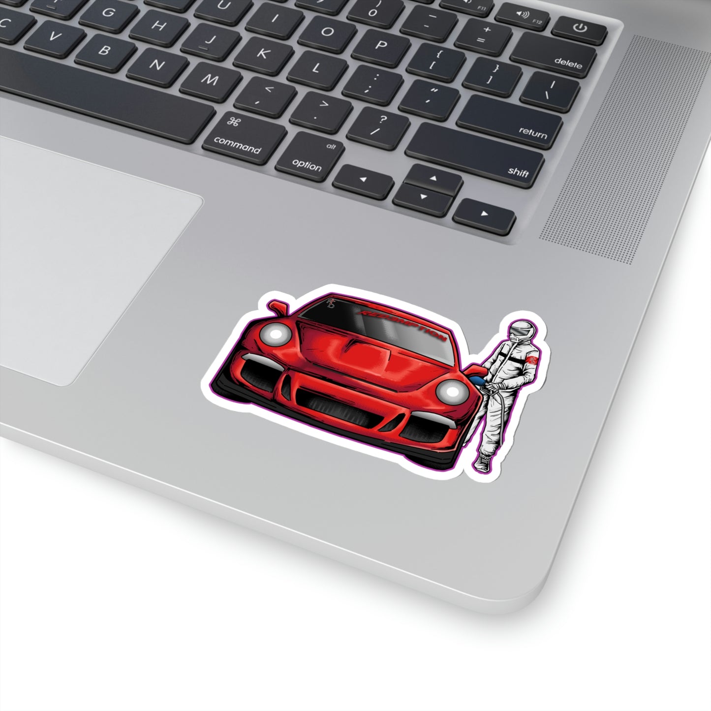 Red3mption Race Car Driver Sticker