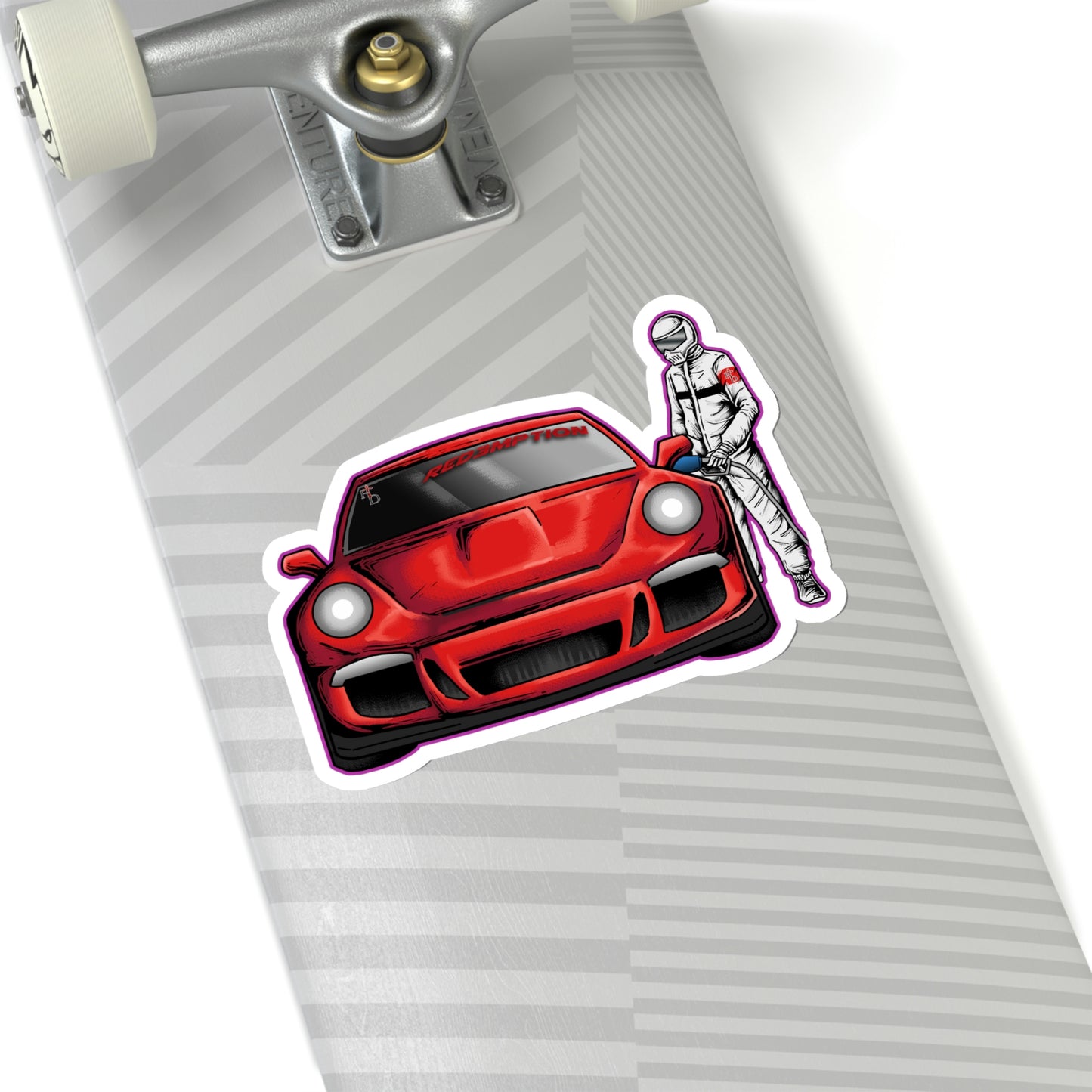 Red3mption Race Car Driver Sticker