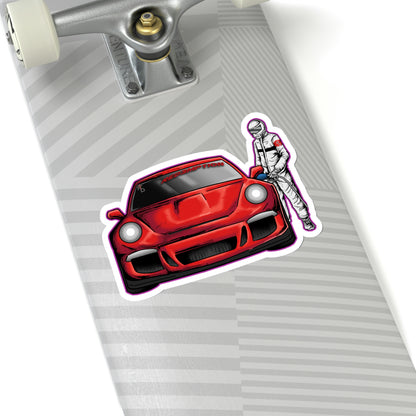 Red3mption Race Car Driver Sticker