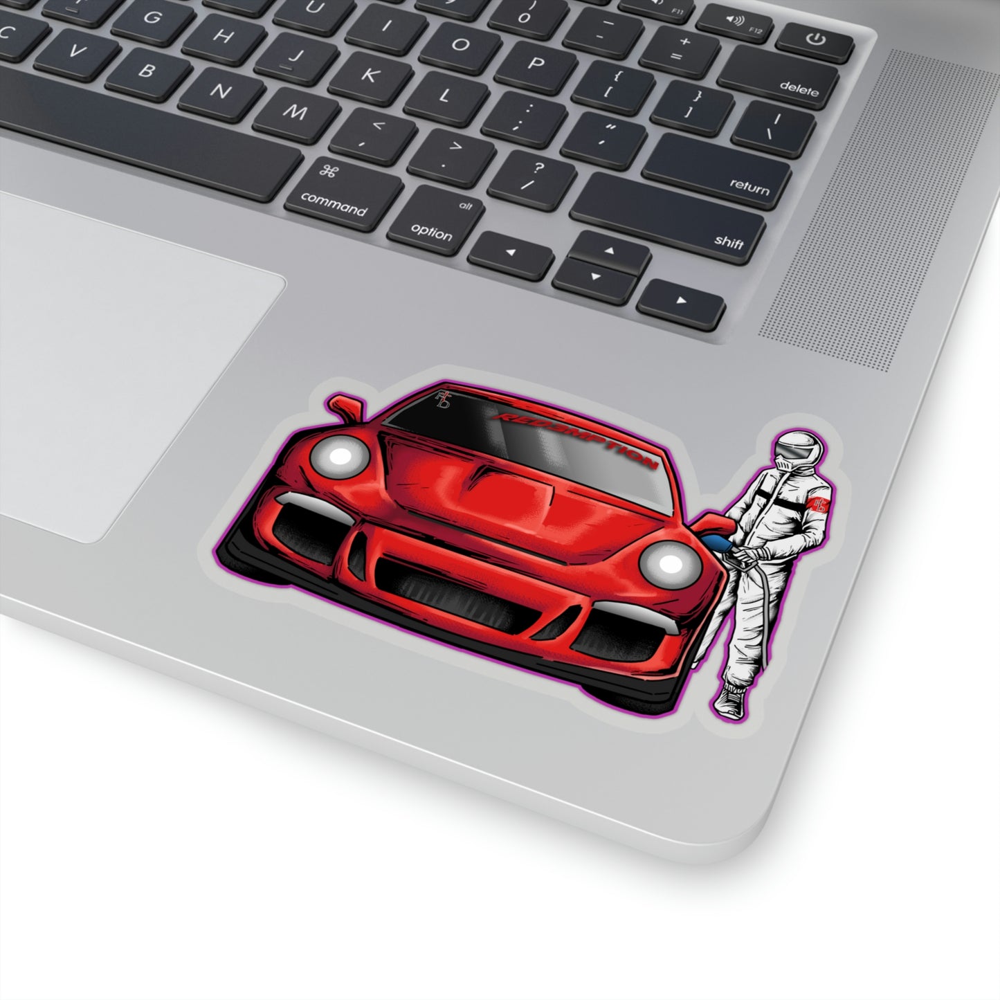 Red3mption Race Car Driver Sticker